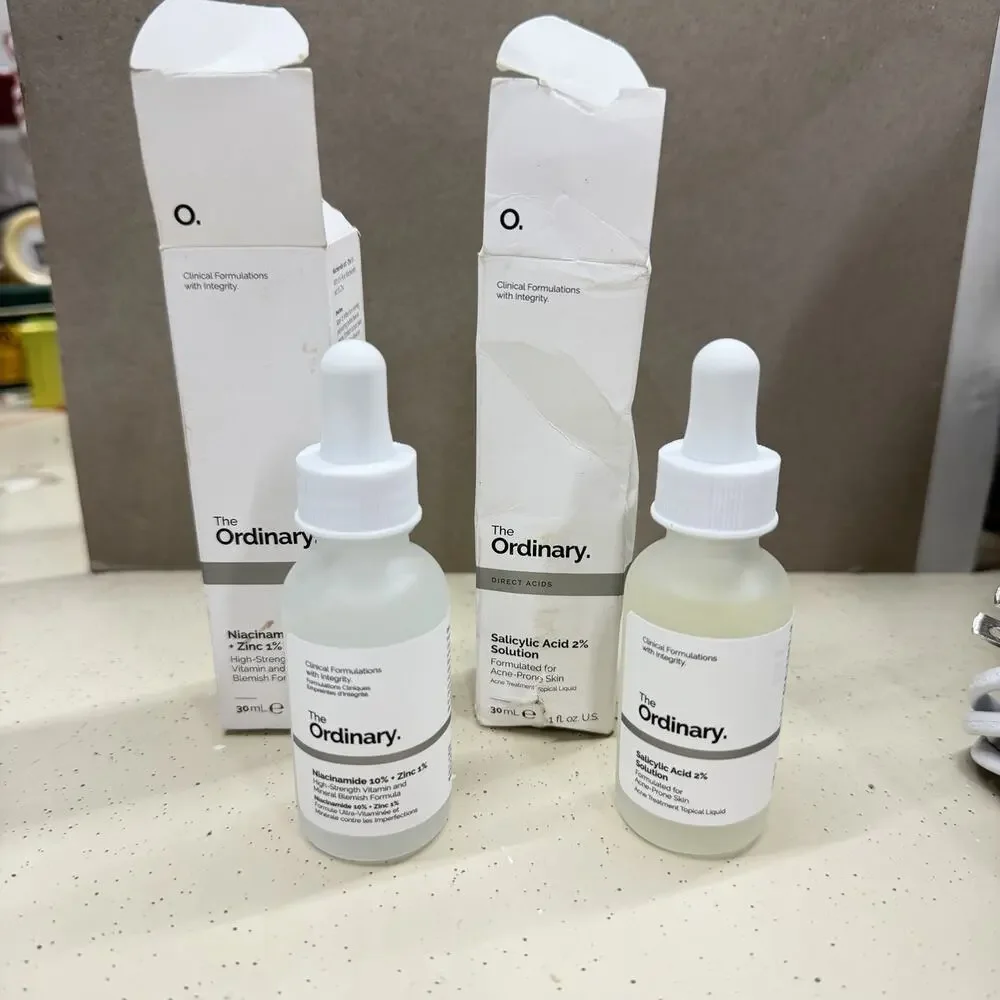 The Ordinary Salicylic Acid 2% Solution Blemish Prone Skin + Niacinamide 2pc SET